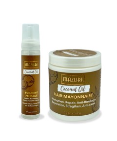 Mazuri Hair Mayonnaise Coconut Oil Hair Moisturising Bundle