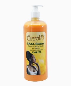 Carotis Shea Butter Carrot Body Wash With Vitamin A