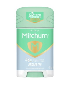 Mitchum Women 48H Unscented Triple Protection Deodorant Stick