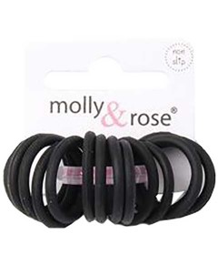 Silicone Elastic Black Bands 6531