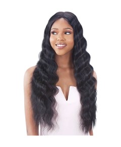 Model Model Lace Front Triple Barrel Curl Wig