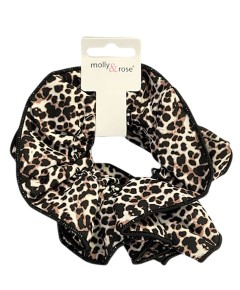 Extra Large Double Layered Animal Print Scrunchie 9714