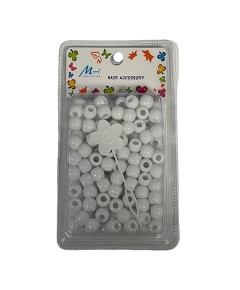 Hair Accessory Beads B200WHI