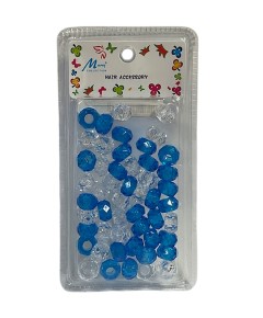 Hair Accessory Beads B300BLU