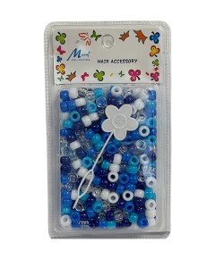 Hair Accessory Beads B500BLUE