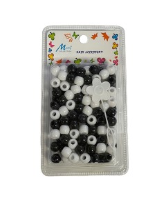 Hair Accessory Beads B500BW