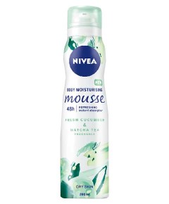 Nivea Body Moisturising Fresh Cucumber And Matcha Tea Mousse 