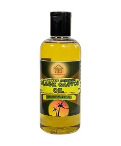 Authentic Jamaican Black Castor Oil With Rosemary