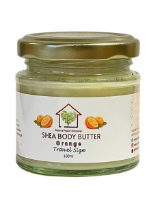 Pure Unrefined Organic Shea Body Butter With Orange