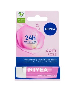 Nivea Soft Rose 24H Lip Care