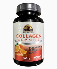 Okay Pure Naturals Orange Collagen Gummies