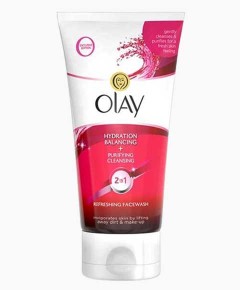 Olay Hydration Balancing 2 In 1 Purifying Refreshing Face Wash