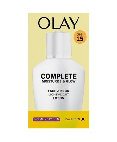 Olay Complete Moisture And Glow Face And Neck Day Lotion SPF15