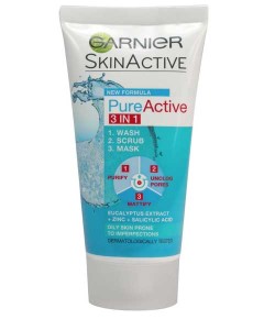 Skin Active Pure Active 3 In 1 Wash