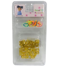 Hair Accessories Metal Bead Kit BD004 Gold