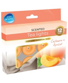 Scented Tea Lights Cashmere And Apricot