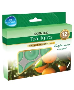 Scented Tea Lights Mediterranean Orchard