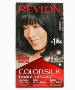 Colorsilk Beautiful Color Permanent Hair Color 12 Natural Blue Black