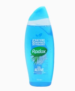 Feel Active Sea Salt And Lemongrass Shower Gel