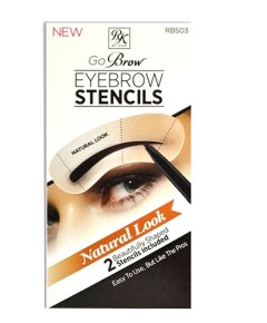 Go Brow Eyebrow Stencils RBS03 Natural Look