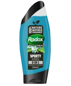 Men Sporty 2 In 1 Shower Gel And Shampoo