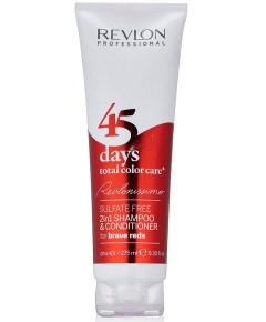 Revlonissimo 45 Days Total Care Conditioning Shampoo For Brave Reds