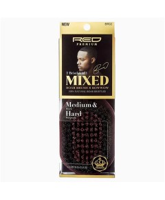 Red Premium Mixed Boar Brush BR02