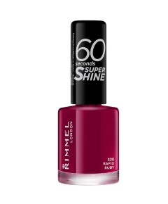 Rimmel 60 Seconds Super Shine Nail Polish 320 Rapid Ruby