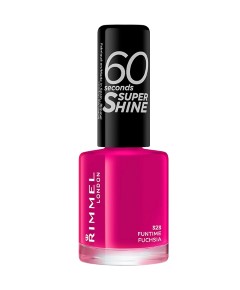 Rimmel 60 Seconds Super Shine Nail Polish 323 Funtime Fuchsia