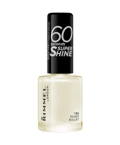 Rimmel 60 Seconds Super Shine Nail Polish 730 Silver Bullet