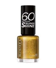 Rimmel 60 Seconds Super Shine Nail Polish 831 Oh My Gold
