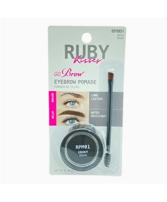 Ruby Kisses Go Brow Pomade RPM01 Ebony