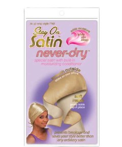 Stay On Satin Never Dry Tie Up Wrap Style 7742