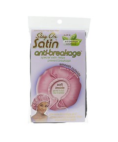 Stay On Satin Anti Breakage Drawstring Bonnet Style 7722