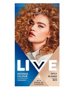 Live Intense Permanent Colour B09 Spicy Blonde