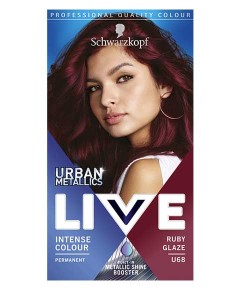 Live Urban Metallics Intense Permanent Colour U68 Ruby Glaze