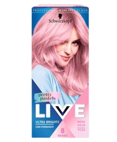 Live Pretty Pastels Ultra Brights Semi Permanent Rose Gold