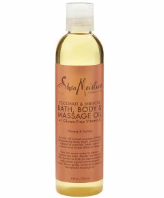 Coconut And Hibiscus Bath Body And Massage Oil