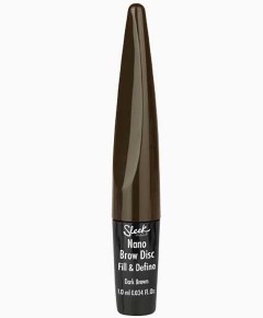 Sleek Make Up Nano Brow Disc Fill And Define Dark Brown