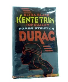Spartan Ultra Black Kente Trim Super Stretch Durag
