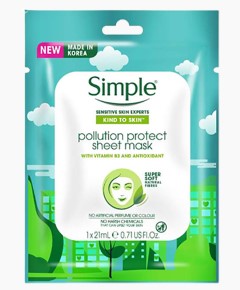 Kind To Skin Pollution Protect Sheet Mask Vitamin B3