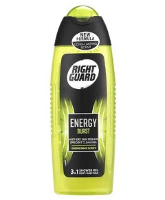 Right Guard Energy Burst 3 In 1 Shower Gel