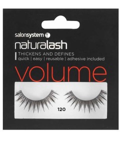 Naturalash 120 Black Volume Fake Eyelashes