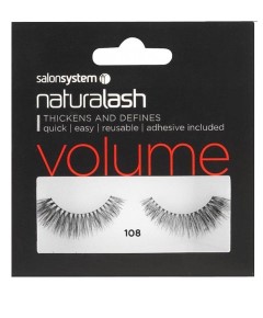 Naturalash 108 Black Volume Fake Eyelashes