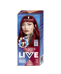 Live Ultra Brights Semi Permanent Dark Red 026