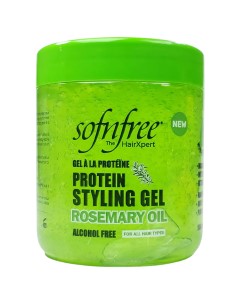 Sof N Free Hair Xpert Rosemary Oil Protein Styling Gel