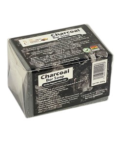 Charcoal Bar Soap With Peppermint Oil