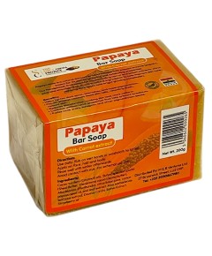 Papaya Bar Soap With Carrot Extract