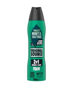 Tingly Mint And Tea Tree 2 In 1 Shower And Shave Foam