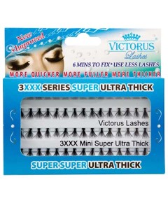 3XXX Medium Super Ultra Thick Black Lashes